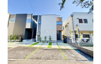 【外観】完成につきごゆっくりとご見学いただけます。/現地全体