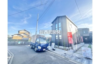【外観】【現地全景】建物完成につき、実際のお部屋をごゆっくりご見学いただけます。ご都合はいかがでしょうか？