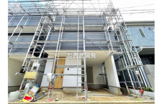 【外観】【現地全景】建物完成まもなくです、実際のお部屋をごゆっくりご見学いただけます。ご都合はいかがでしょうか？