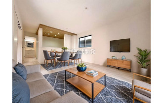 【居間】配置してある家具や小物はCGによるイメージです。